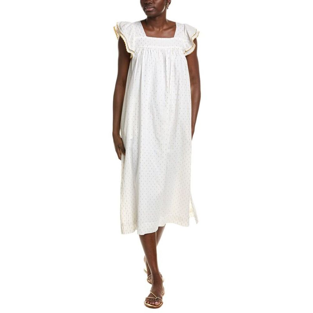 Mer St. Barth Womens Sandrine Maxi Dress, Gold